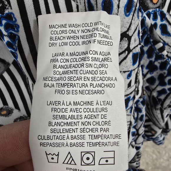 Melissa McCarthy‎ Seven7 Top Womens 2X Butterfly Long Sleeve Flowy Lightweight - Picture 8 of 13